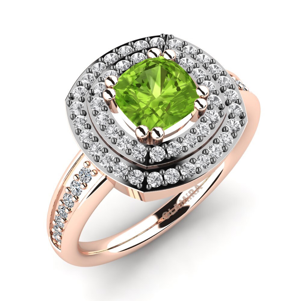 Peridot Engagement Ring Darline