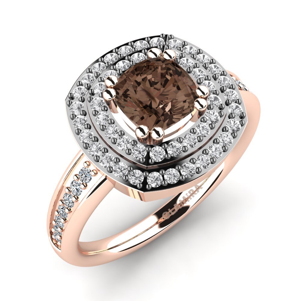 Smoky Quartz Engagement Ring Darline