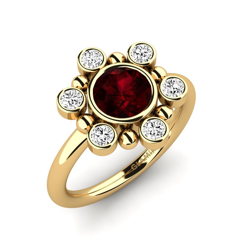 Garnet Engagement Ring Dartver