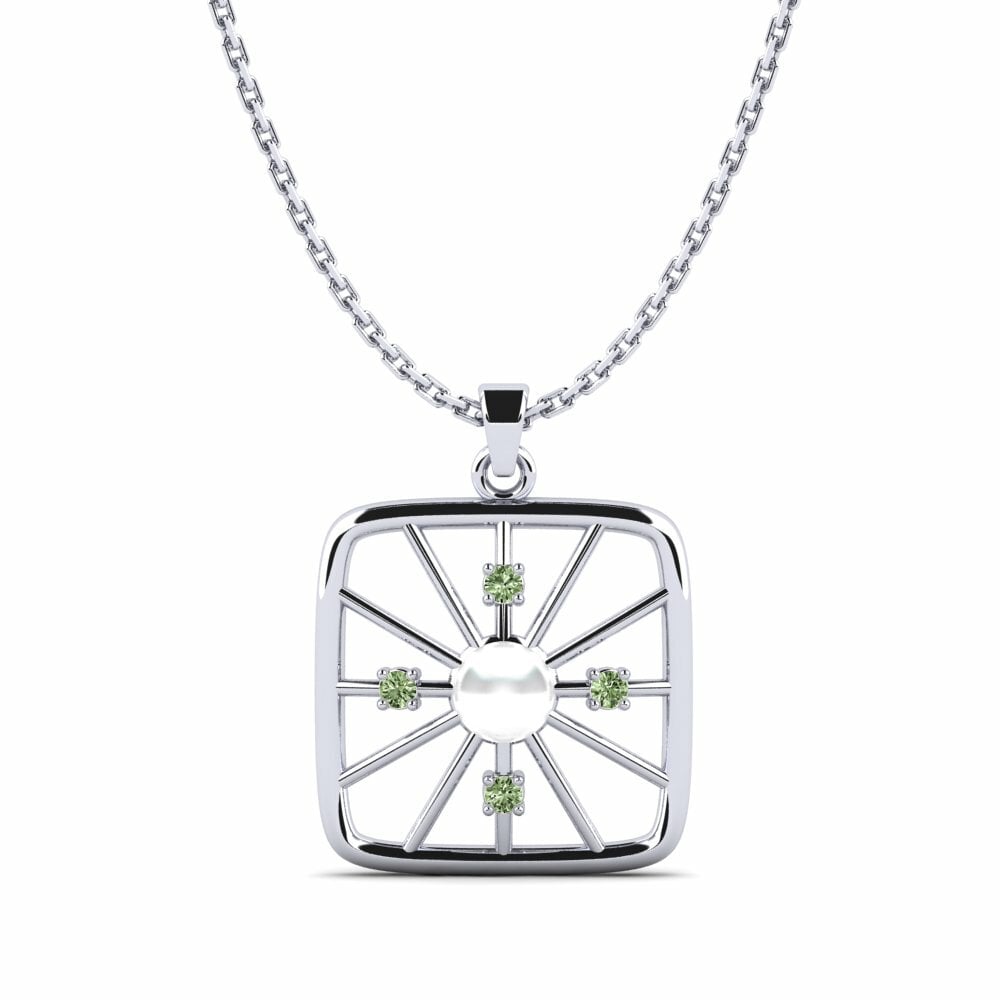 Pendentif pour femme Datturajon Diamant Vert