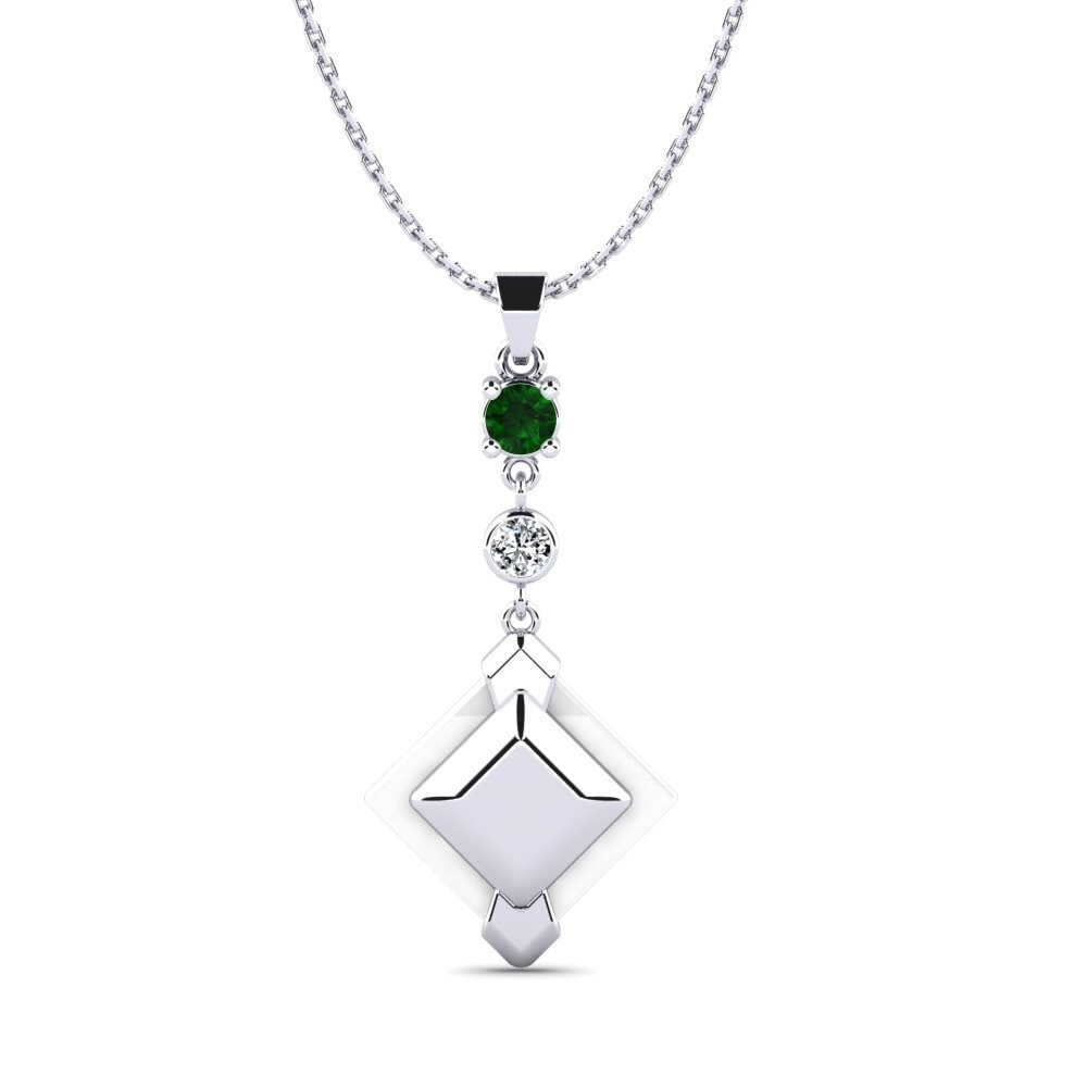 Green Tourmaline Women's Pendant Davsiy