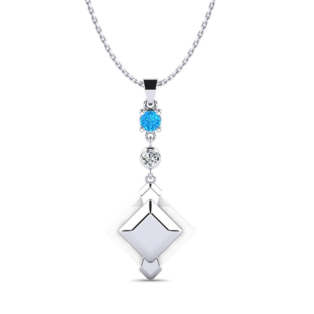 Blue Topaz Women's Pendant Davsiy