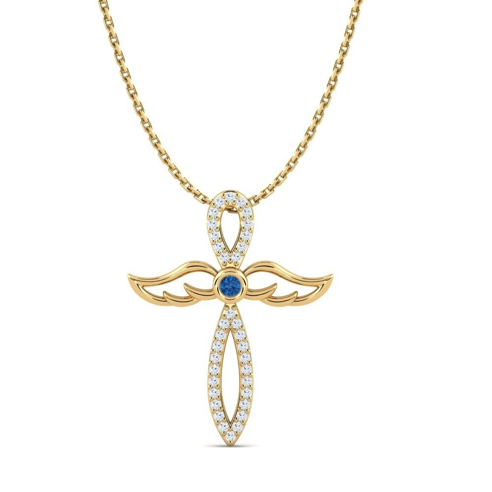 Dark Blue Zirconia Women's Pendant Dayshalie