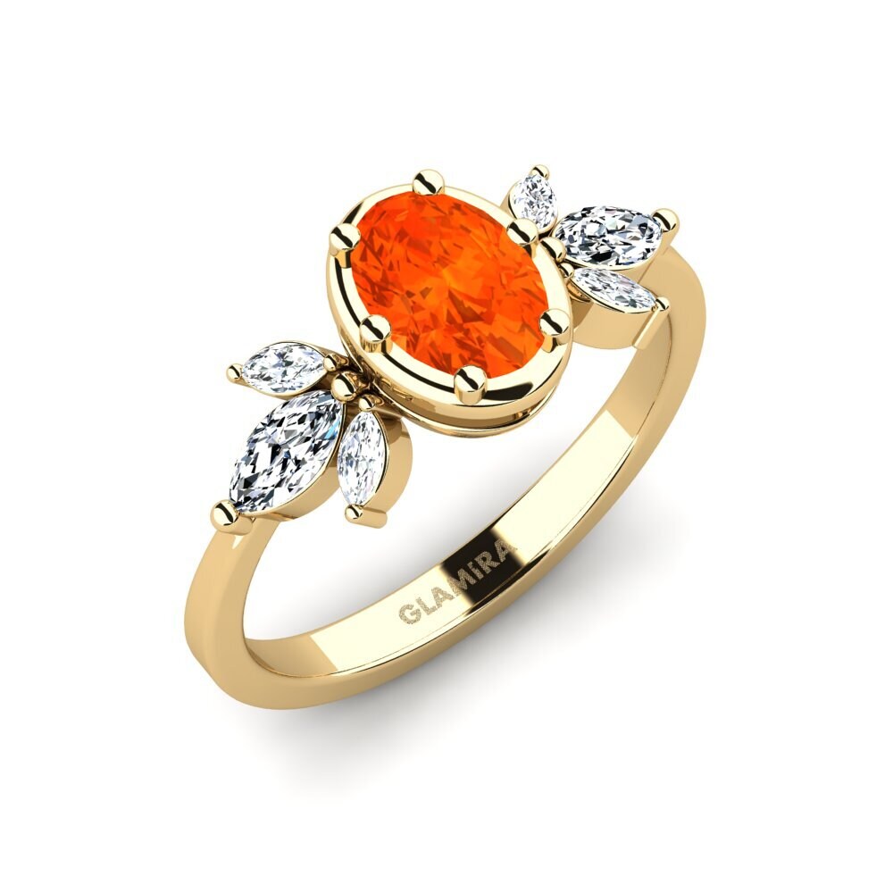 Fire Opal Ring Deasib