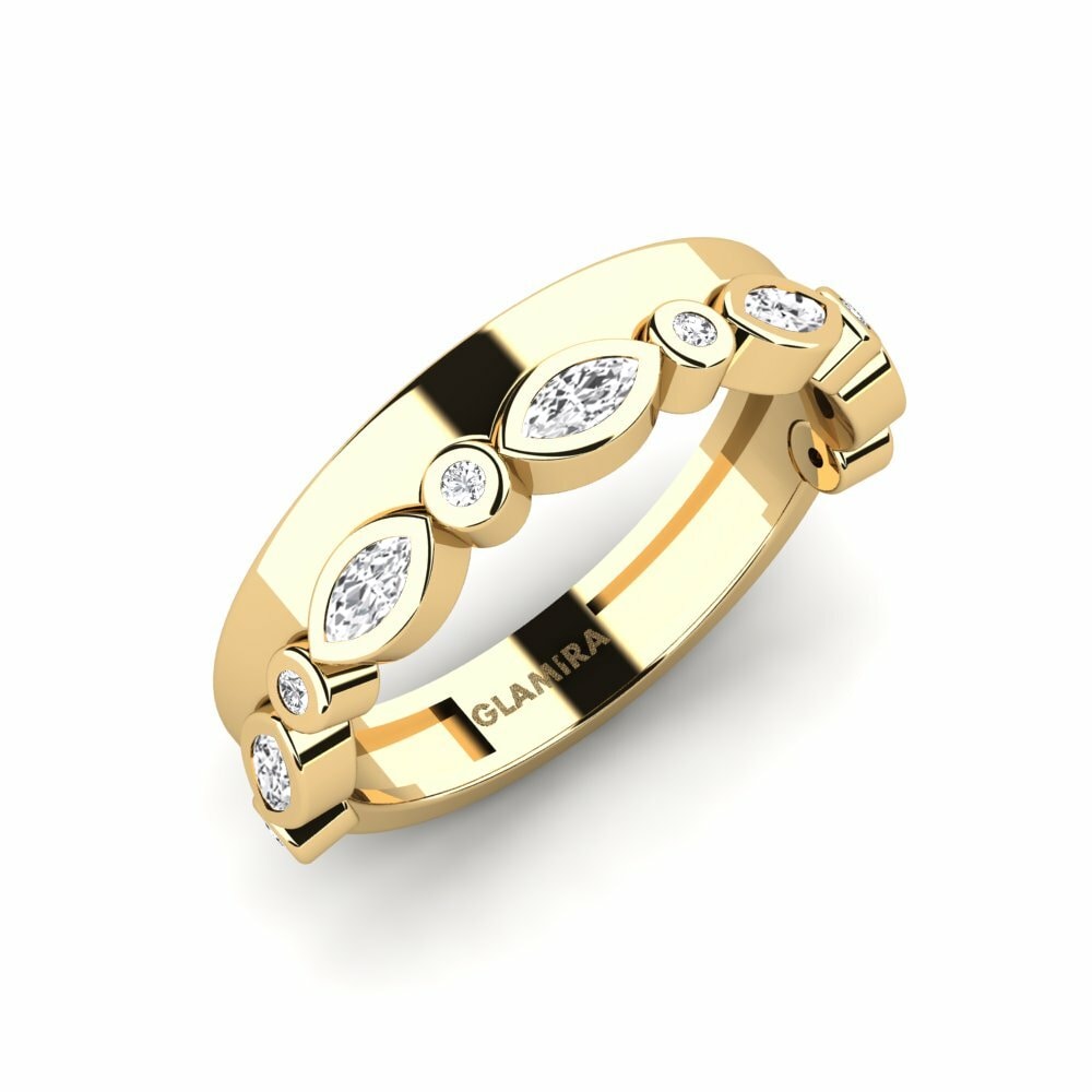 Oro Giallo 375 Anello Deaune