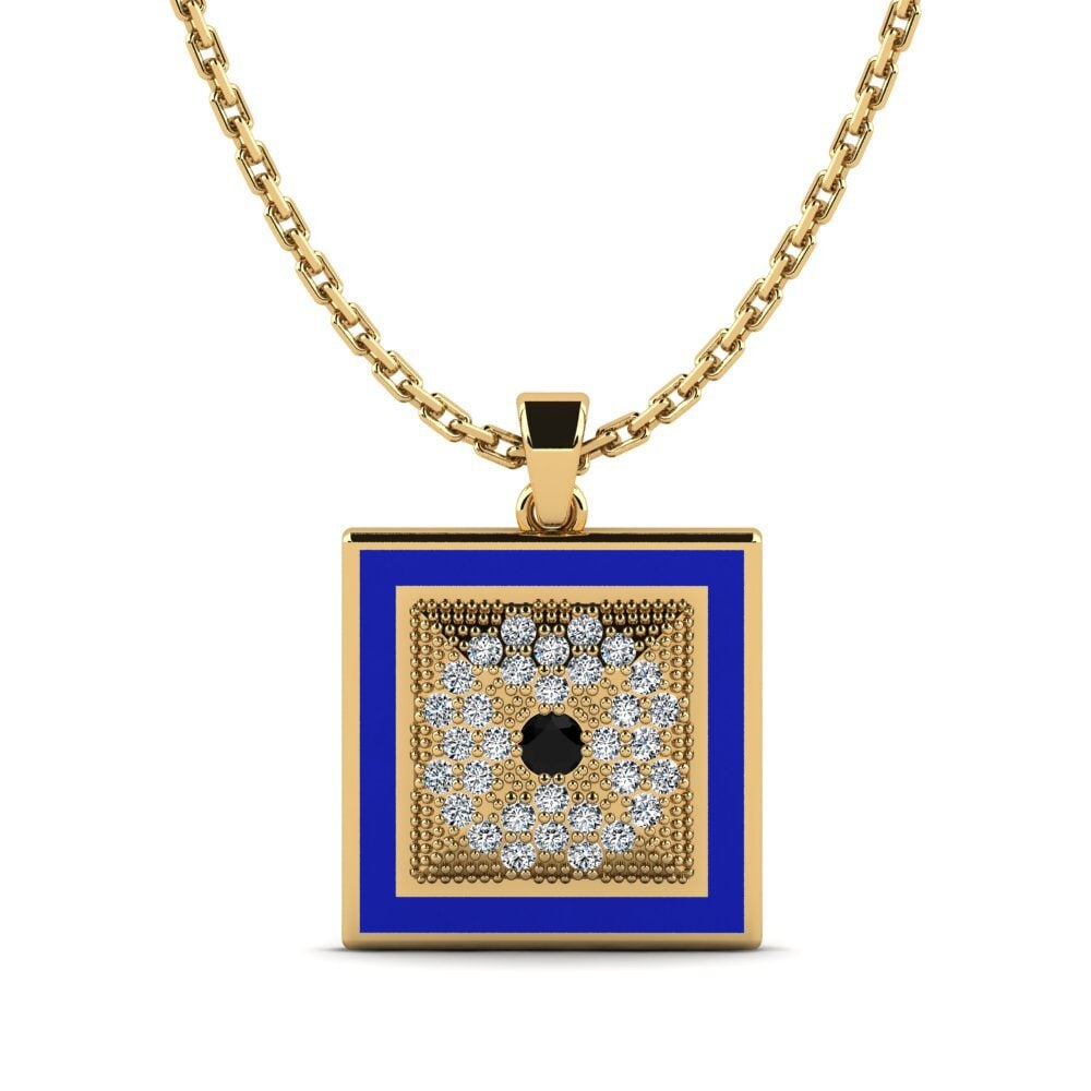 Diamante Negro Colgante de Mujer Debate