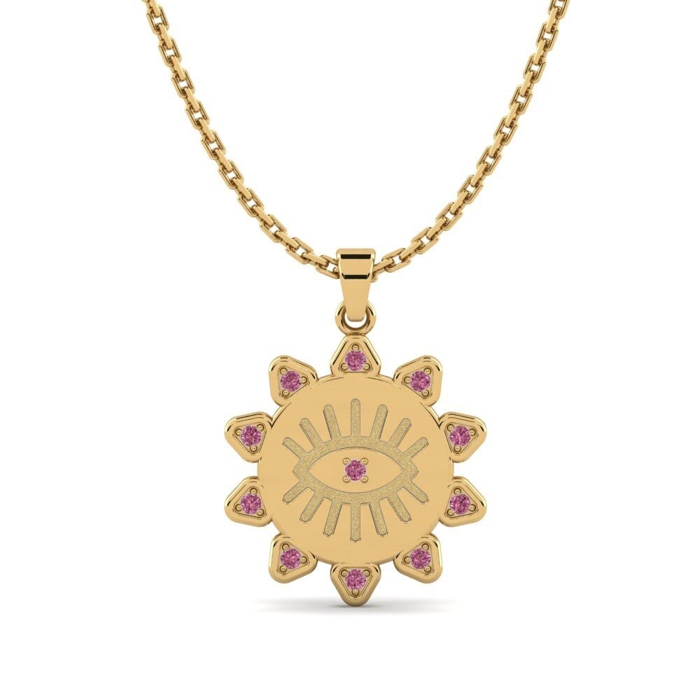 Rhodolite Garnet Women's Pendant Debatea