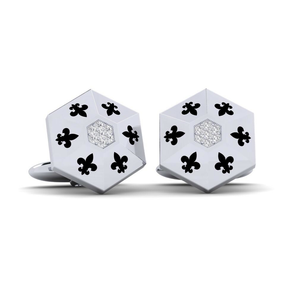 Diamant Bouton de manchette Debraille