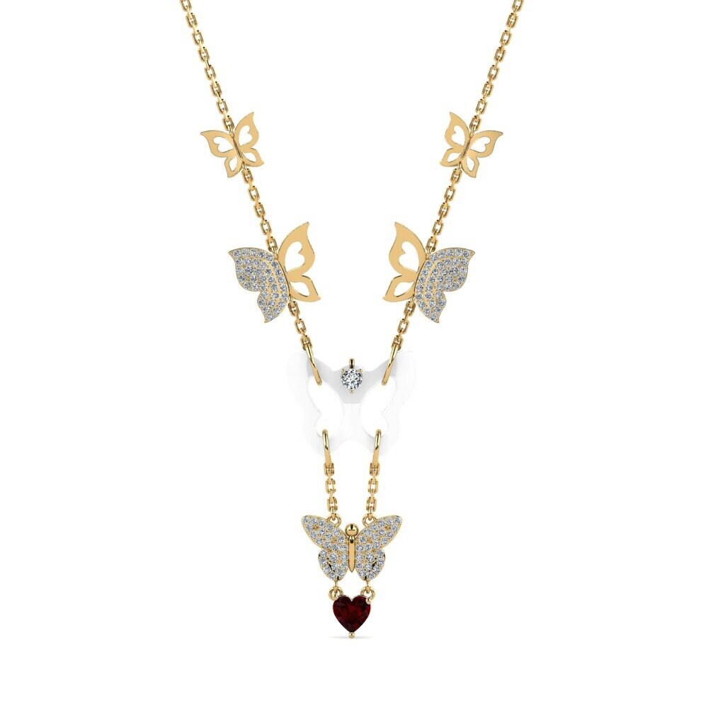 Garnet Women's Necklace Debruyn