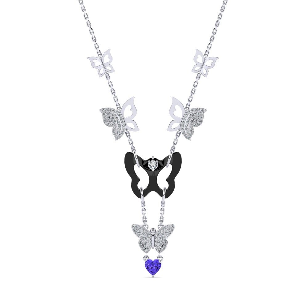 950 Platinum Tanzanite Women's Necklace Debruyn