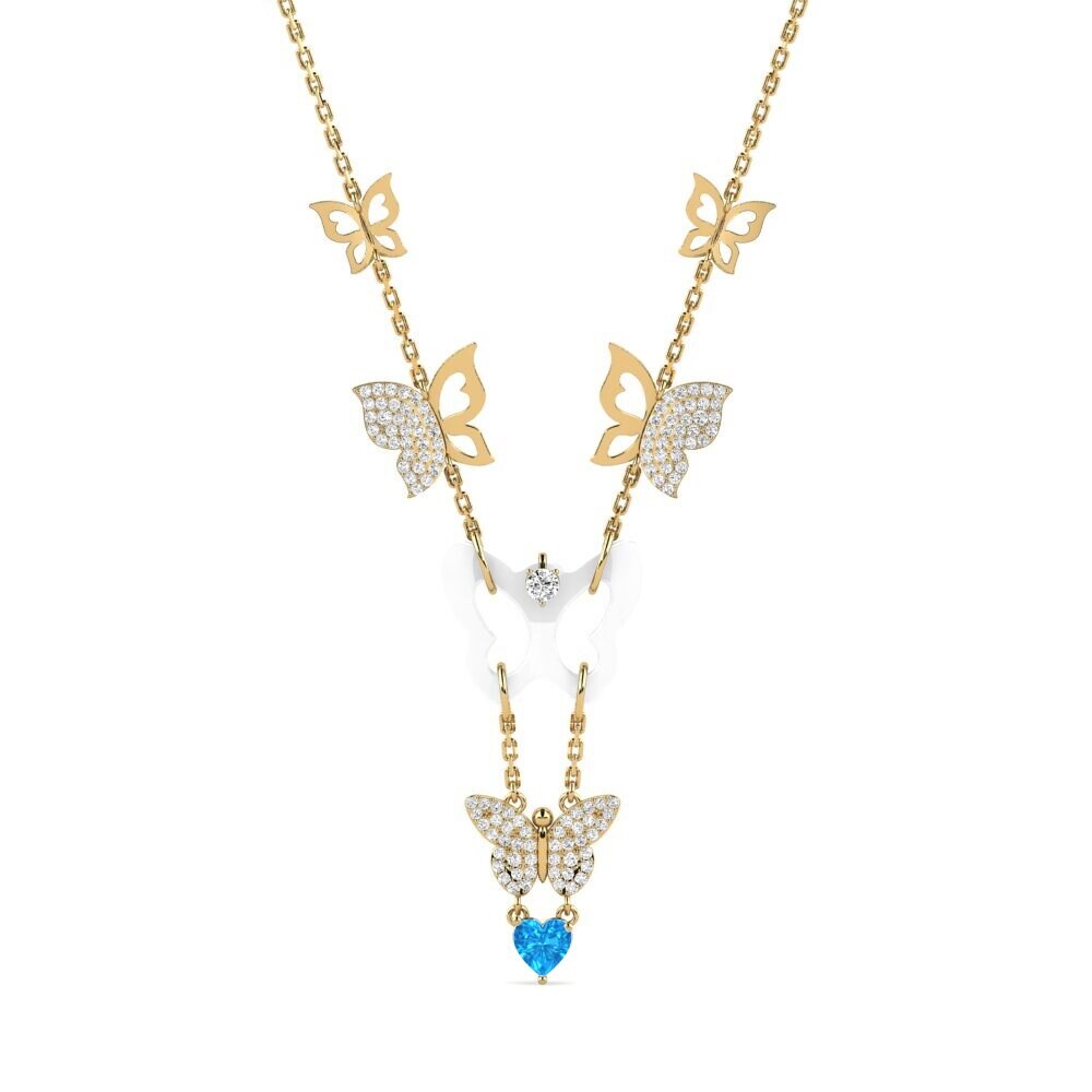 Blue Topaz Women's Necklace Debruyn