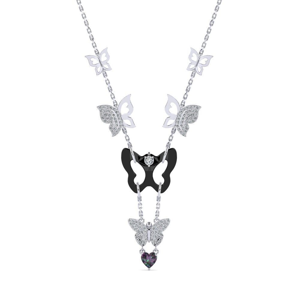 950 Platinum Mystic Topaz Women's Necklace Debruyn