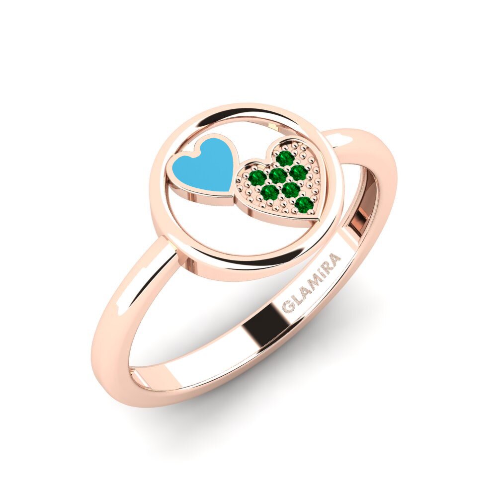 Grüner Zirkonia Ring Decant