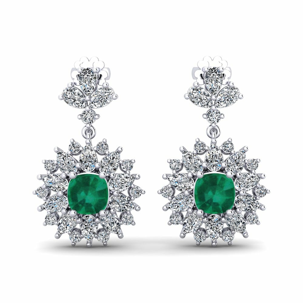 Premium Emerald Earrings