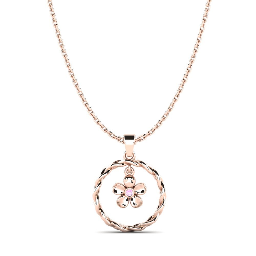 Pink Sapphire Women's Pendant Dechausser
