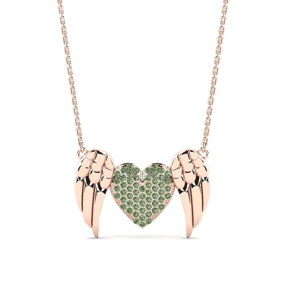 Diamant Vert Collier pour femme Deepak
