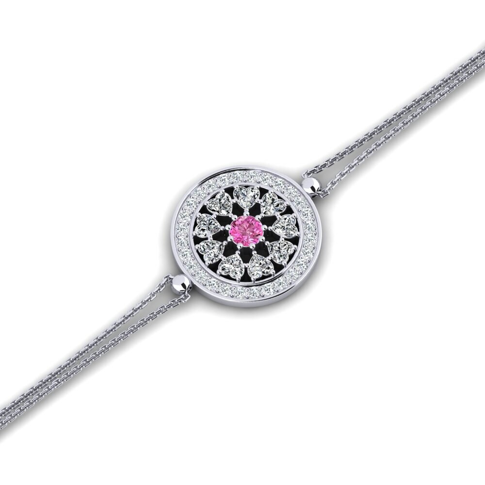 Pink Topaz Women's Bracelet Deepikay