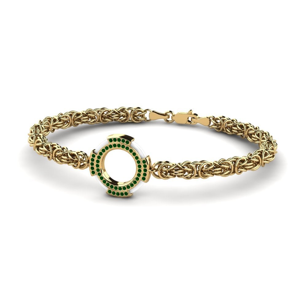 Green Zirconia Men's Bracelet Deforge