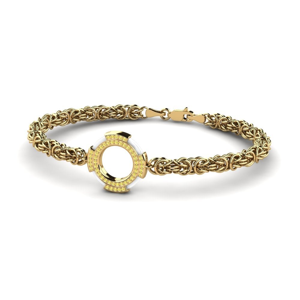 Yellow Sapphire Men's Bracelet Deforge