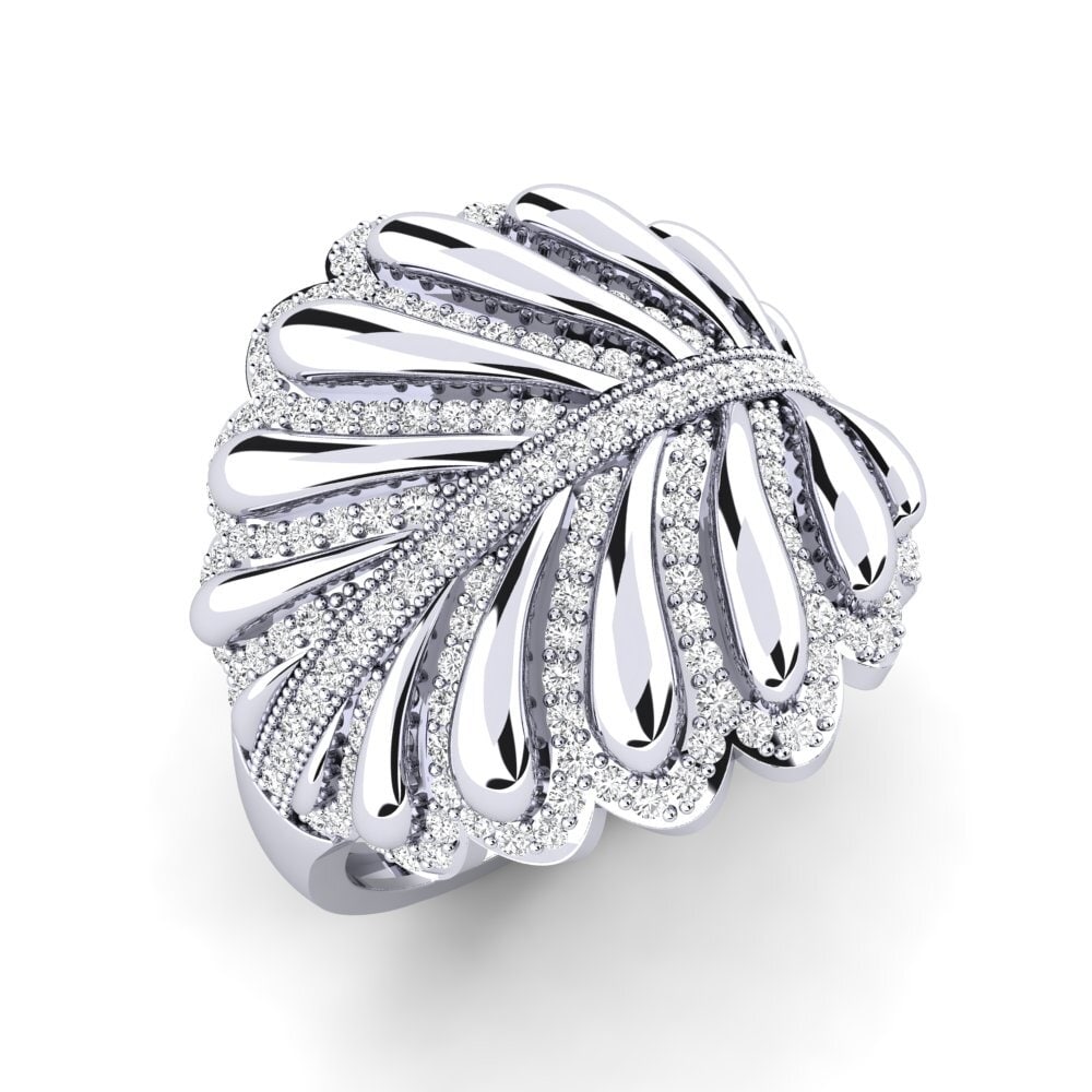 Weißer Saphir Ring Degarmo