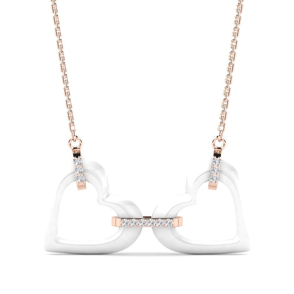 14k Rose Gold Women's Necklace Delgado