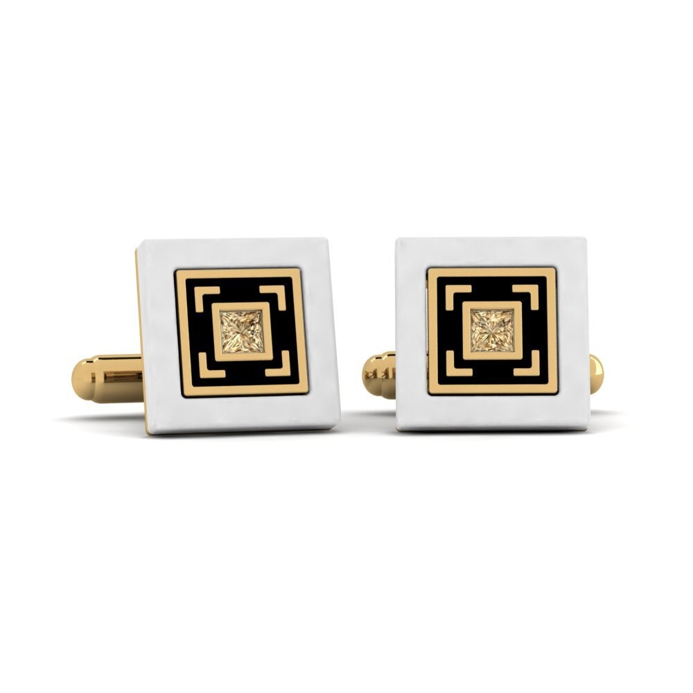 Brown Diamond Cufflink Deloach