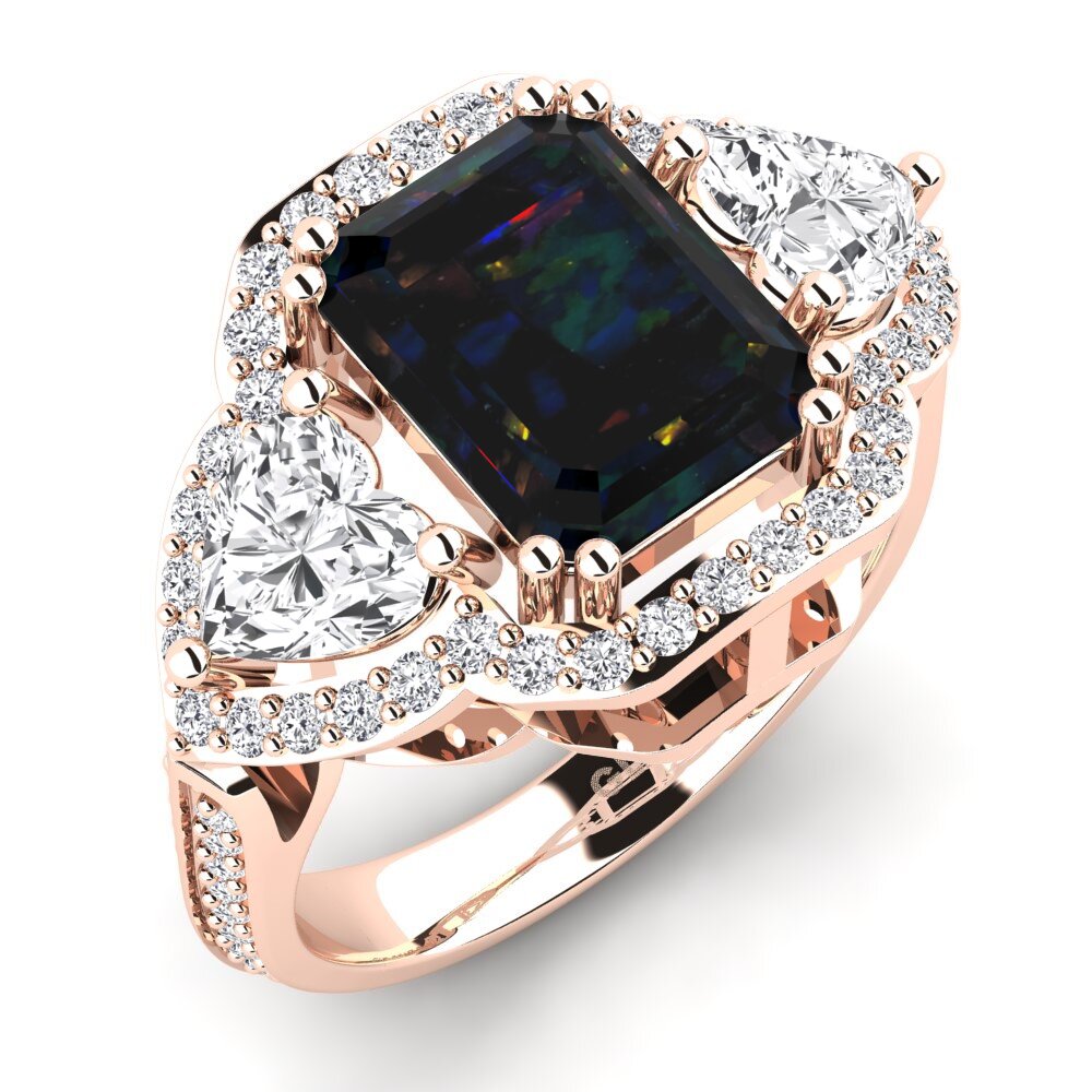 14ct Rose Gold Engagement Ring Demaura