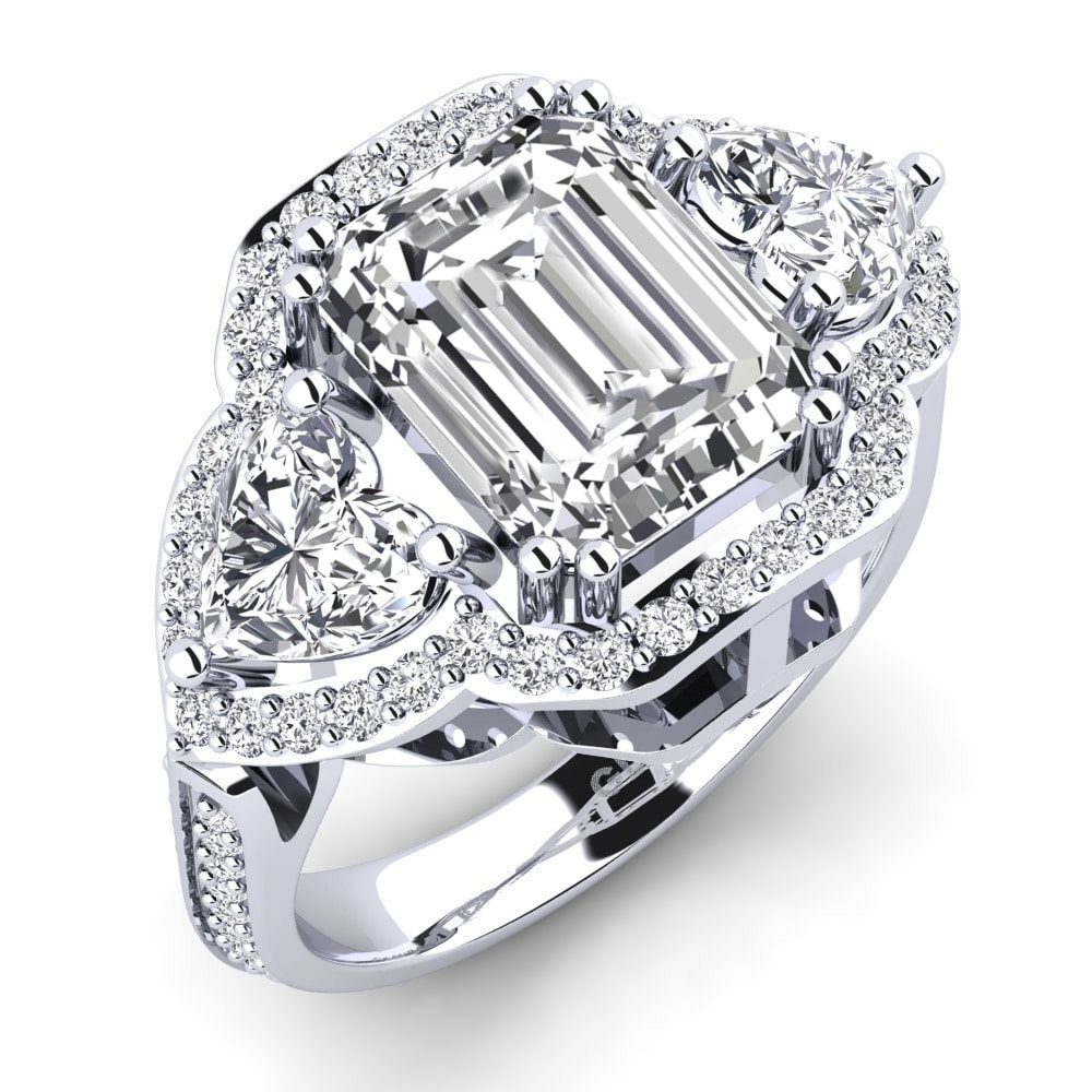 Exclusive Engagement Rings GLAMIRA Demaura 585 White Gold Diamond