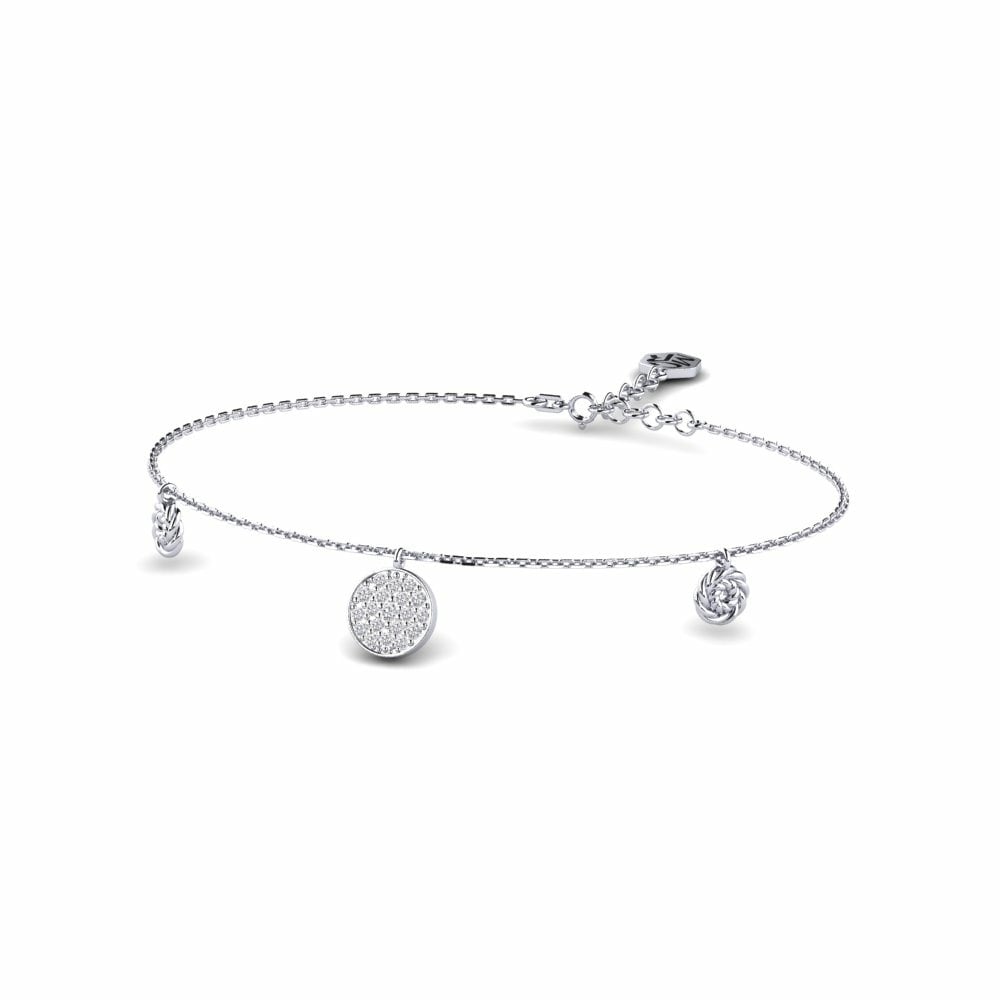 Platine 950 Diamant Bracelet pour femme Demonstrate