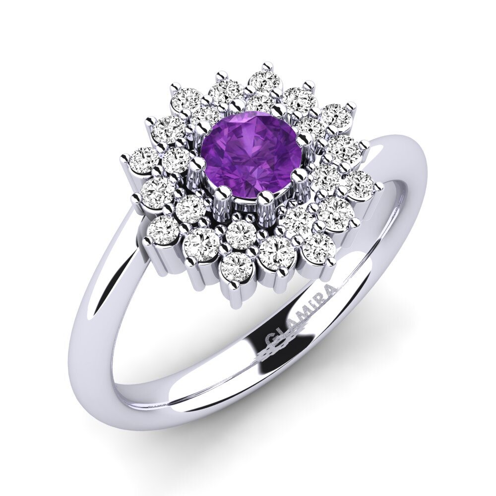 Amatista Anillo de compromiso Denisa