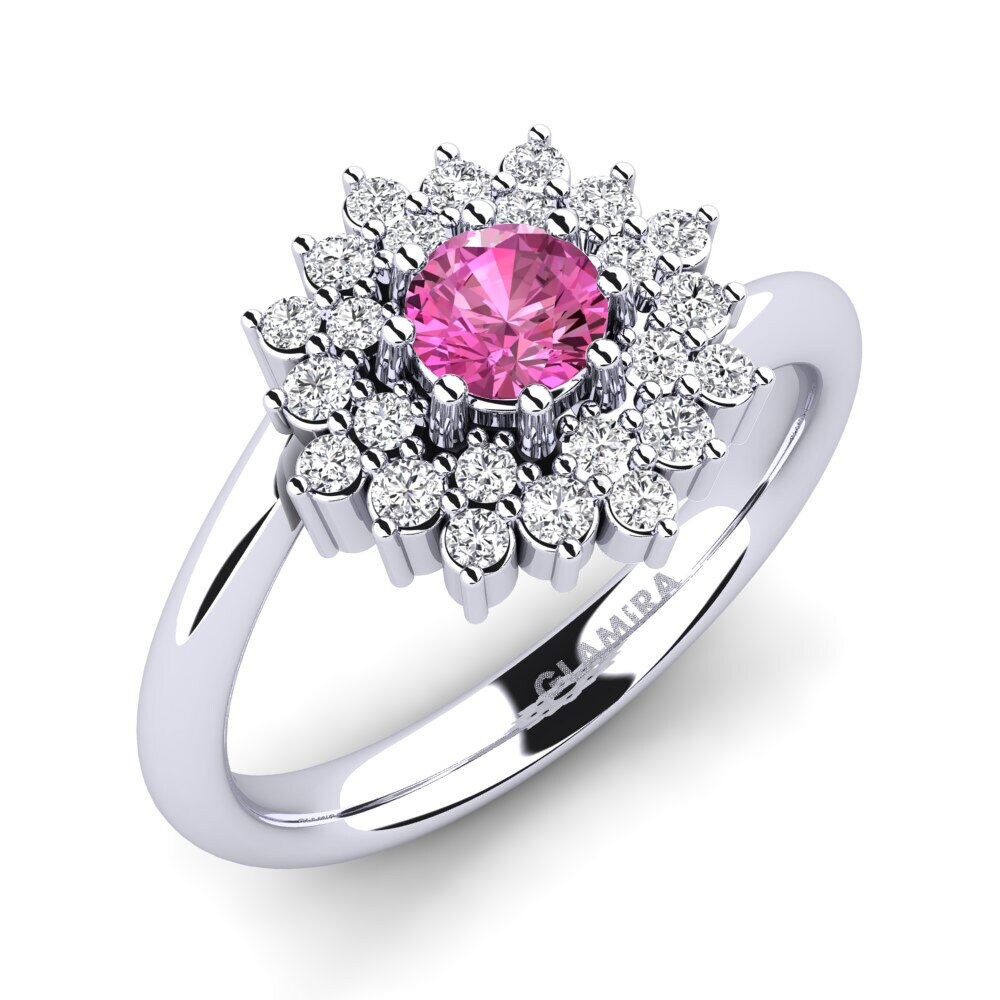 Pink Topaz Engagement Ring Denisa