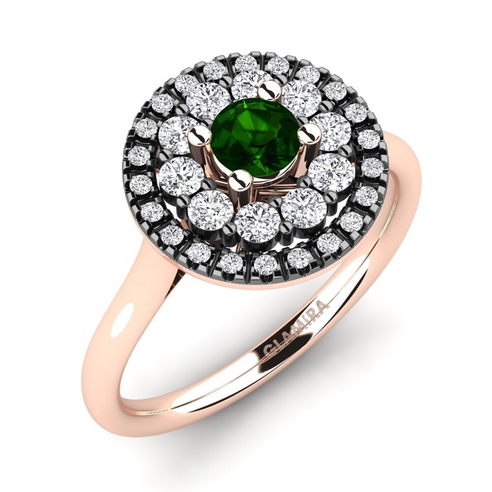 Green Tourmaline Engagement Ring Denny
