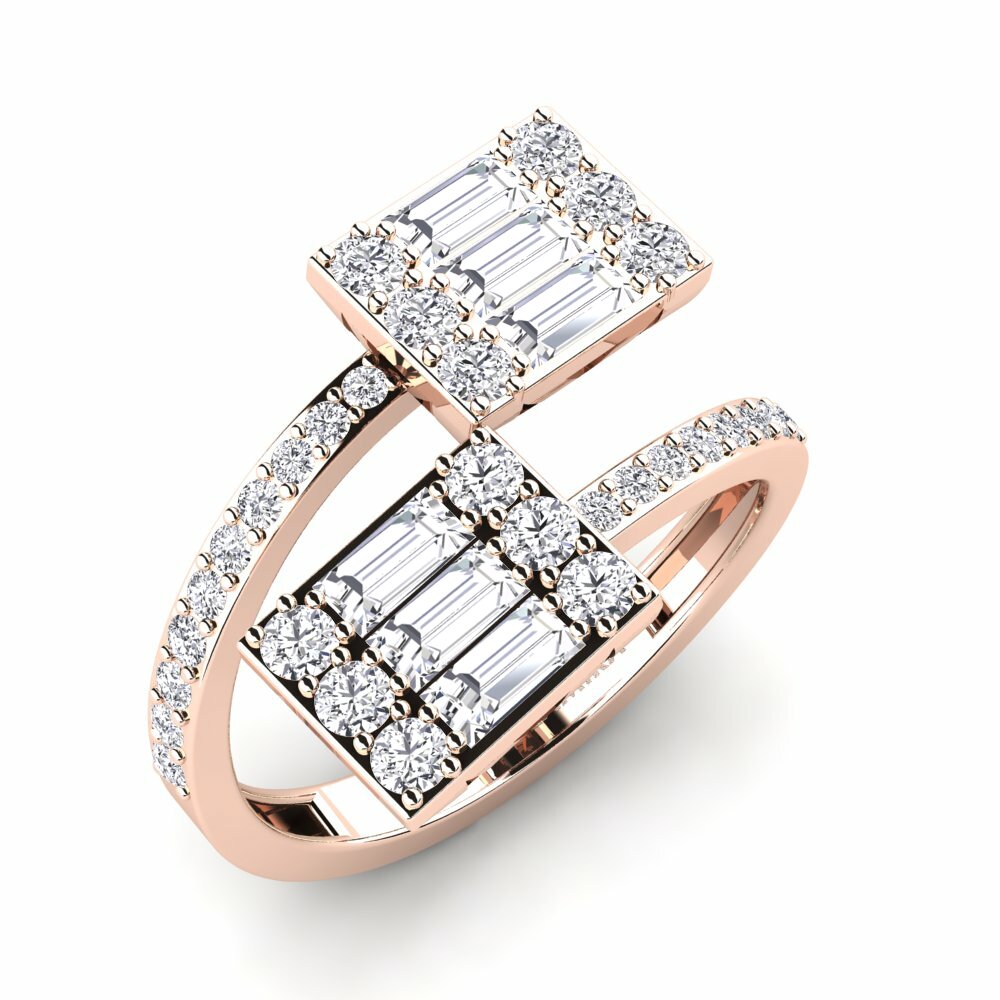 Exclusive Anillos de compromiso Densest Oro Rosa 585 Diamante