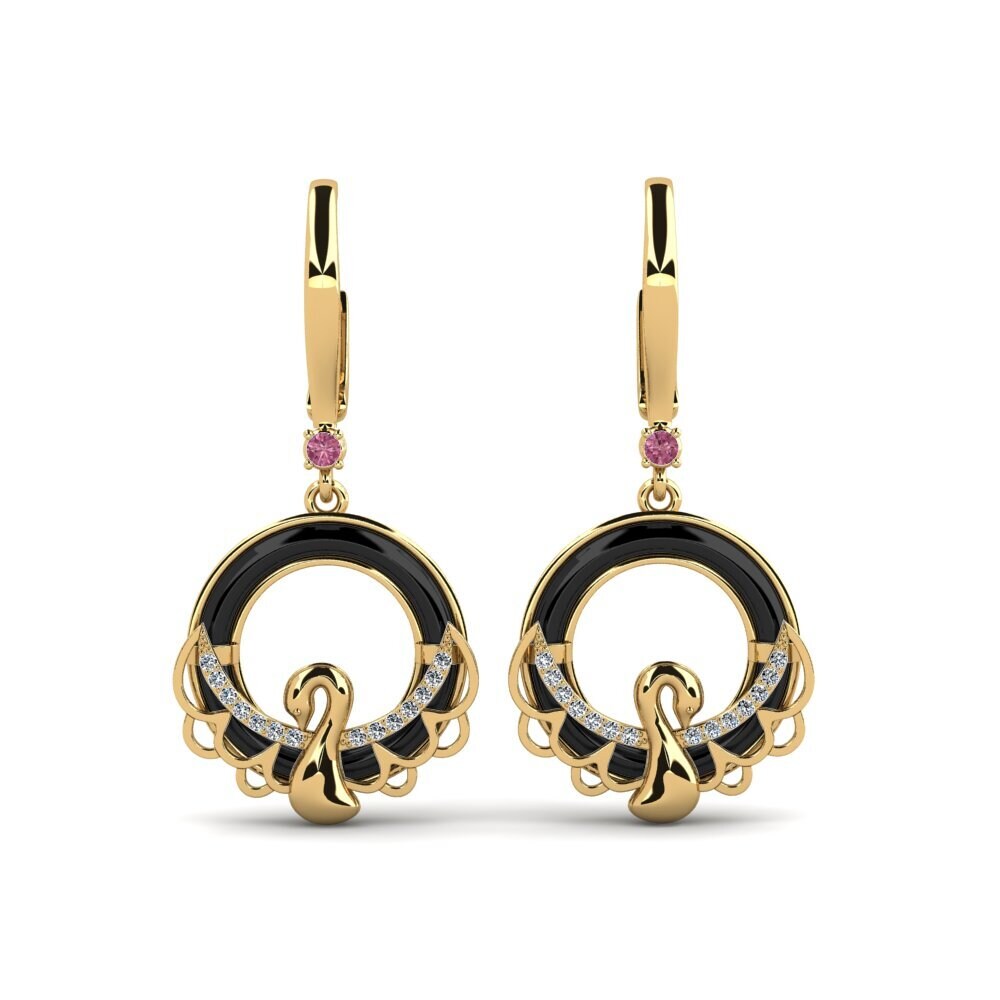 Rhodolite Garnet Women's Earring Derosa