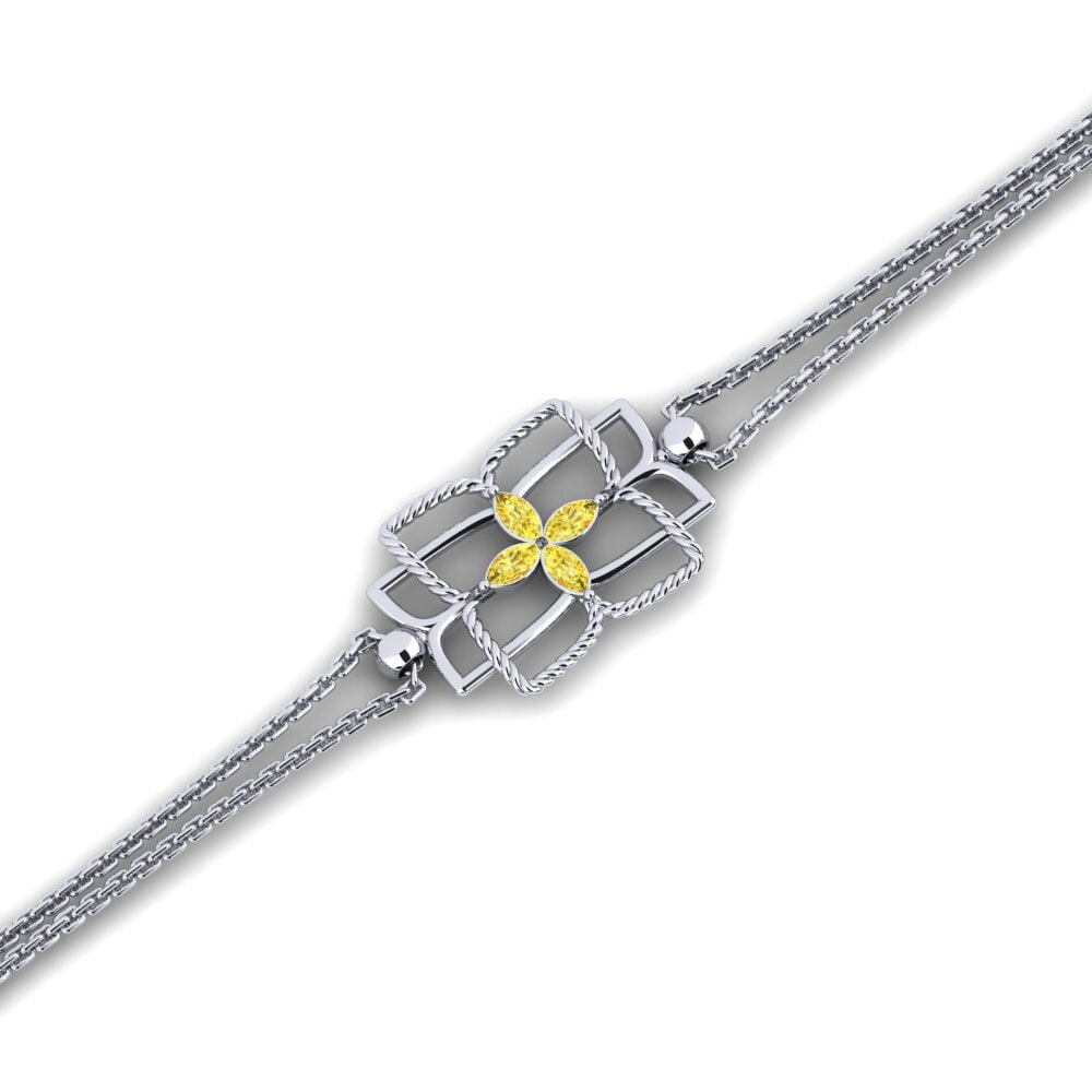 Yellow Sapphire Women's Bracelet Desacorguc