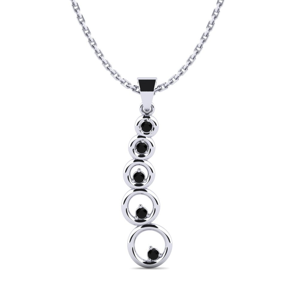 Diamante Negro Colgante de Mujer Desamorcer