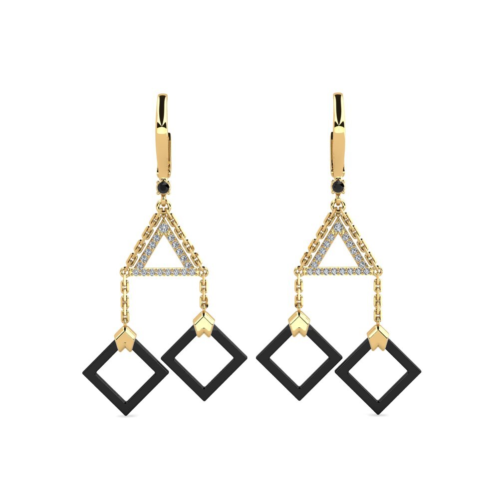 Black Onyx Women's Earring Desch