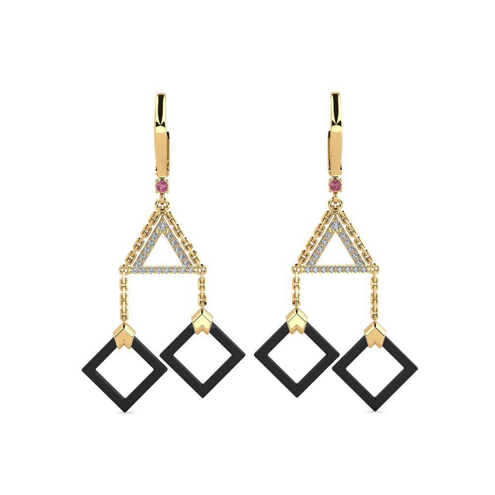 Rhodolite Garnet Women's Earring Desch