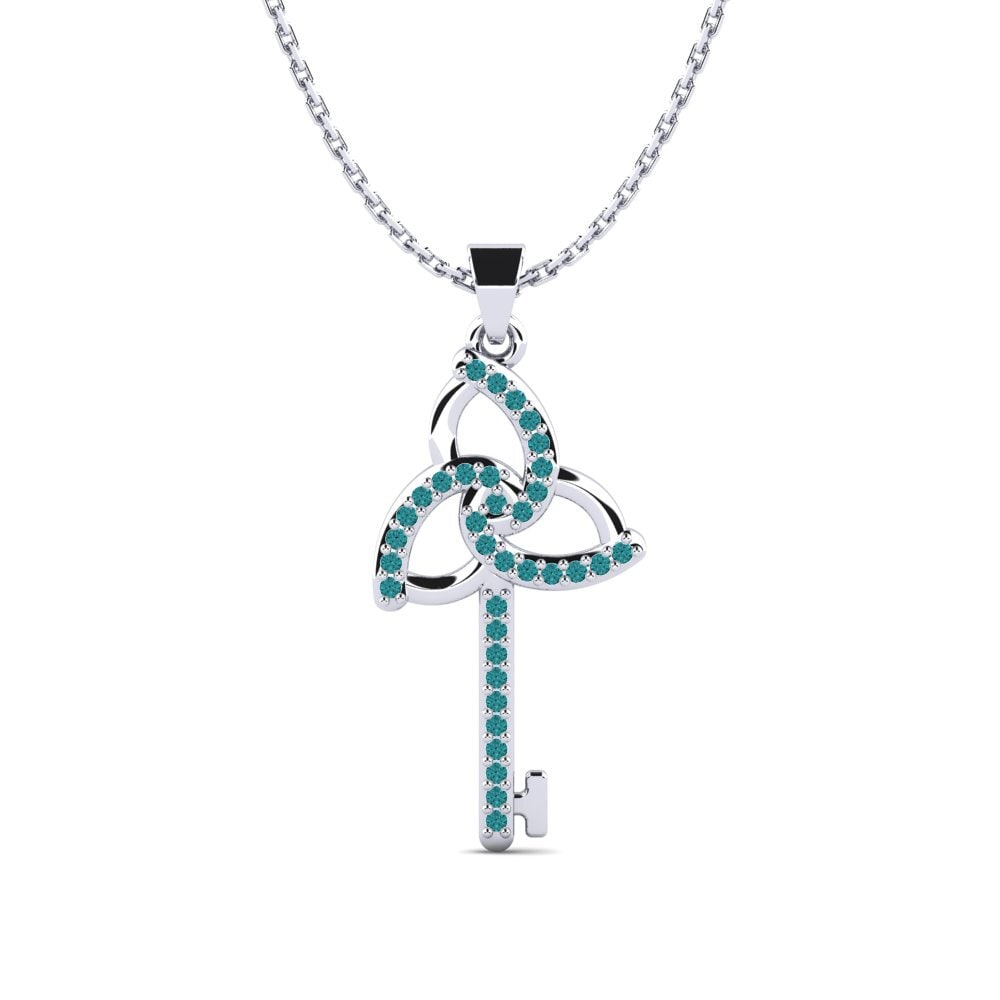 Blue Diamond Women's Pendant Deshelia