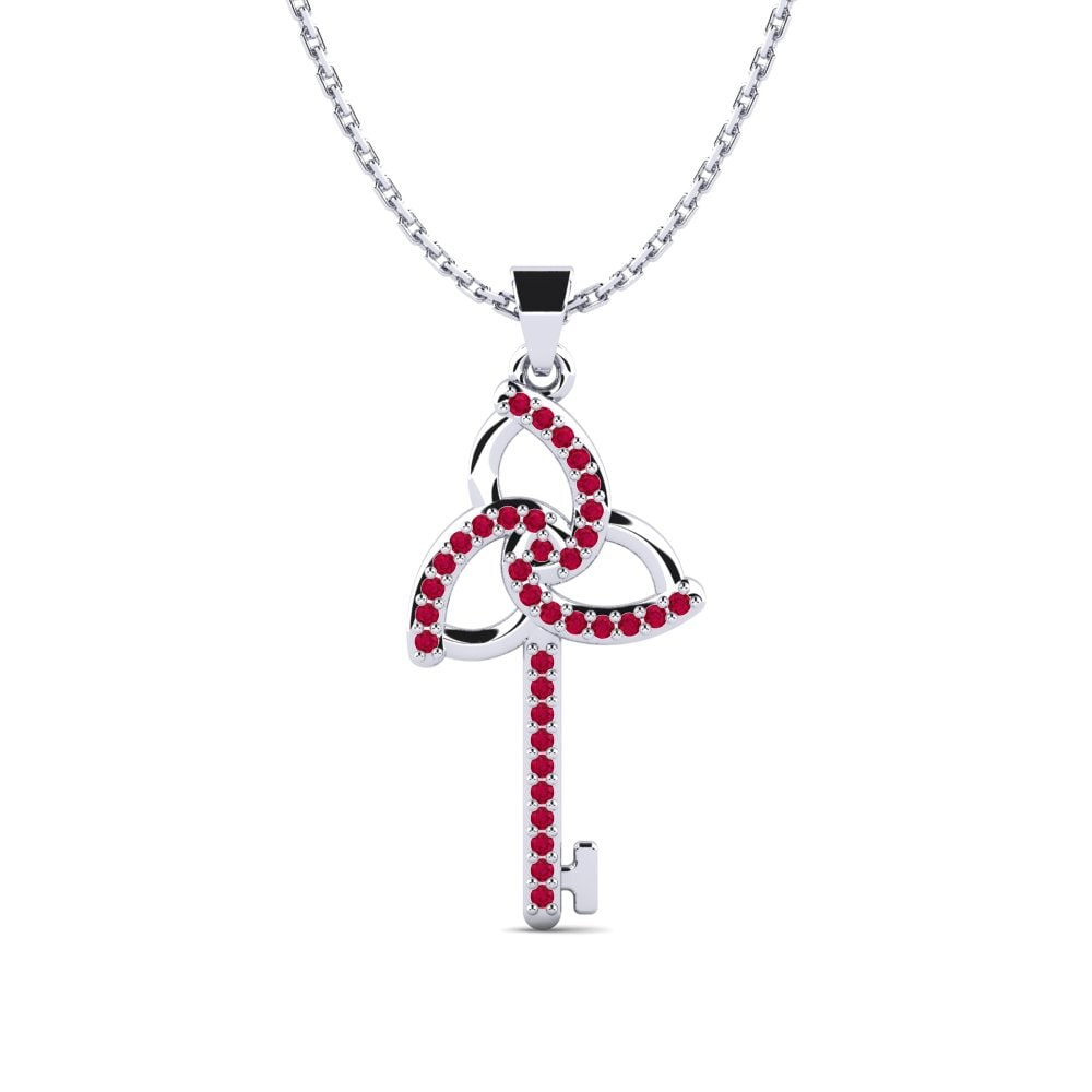 Ruby Women's Pendant Deshelia
