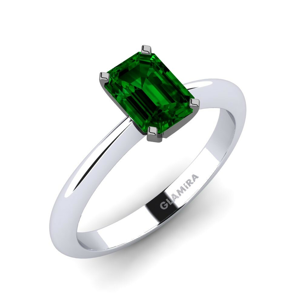 Zircone Vert Bague de fiançailles Dessie