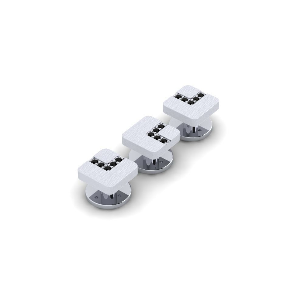 Black Diamond Tuxedo 3 Studs Detroit