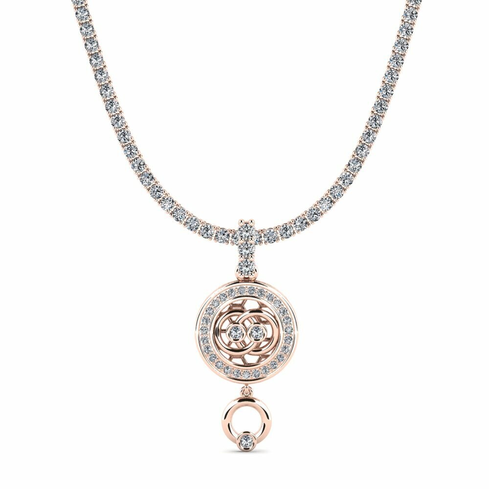 14ct Rose Gold Tennis Dezilopohs