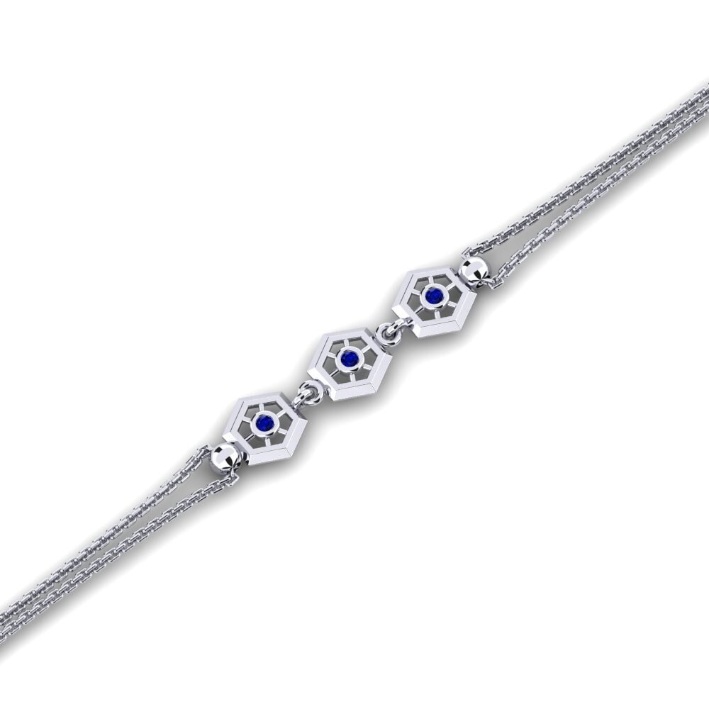 Saphir Bracelet pour femme Diagm