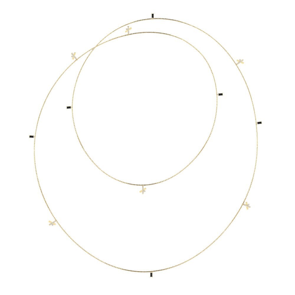 Black Onyx Women's Necklace Diakrisi