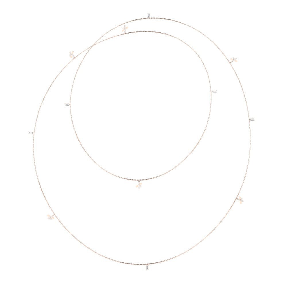 14K Rood Goud Ketting Diakrisi