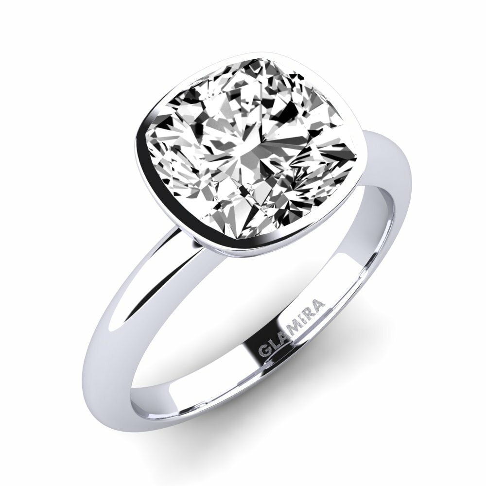 Moissanite 950 Platinum Engagement Ring Diana