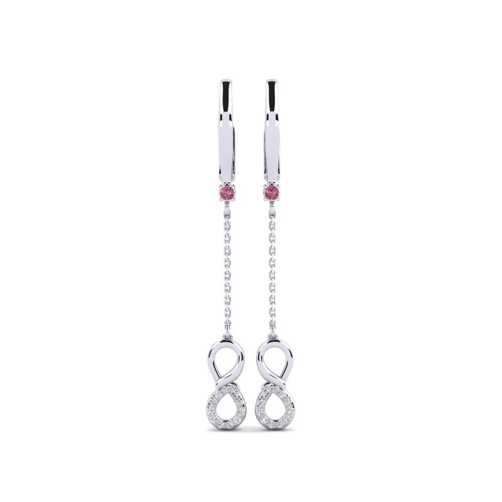 Rhodolite Garnet Women's Earring Dibana
