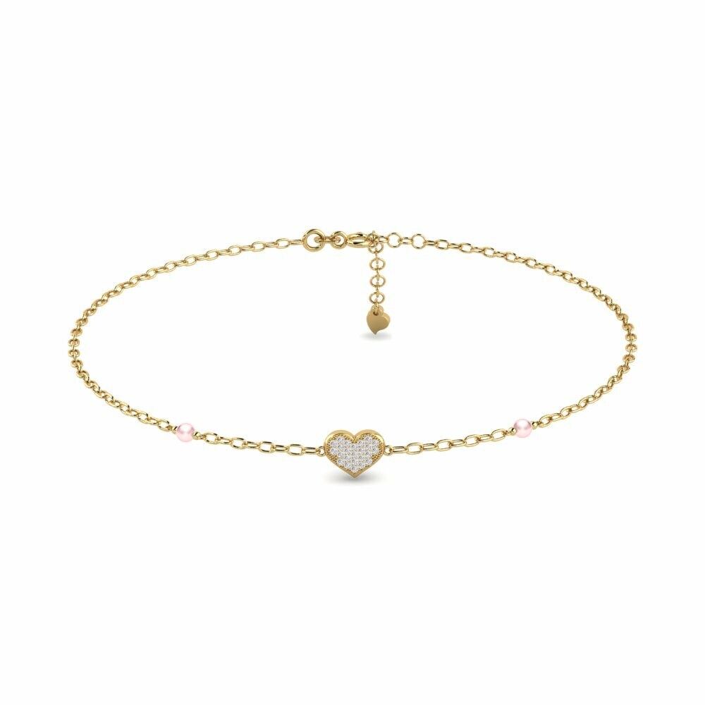 14k Yellow Gold Women's Anklet Dictys