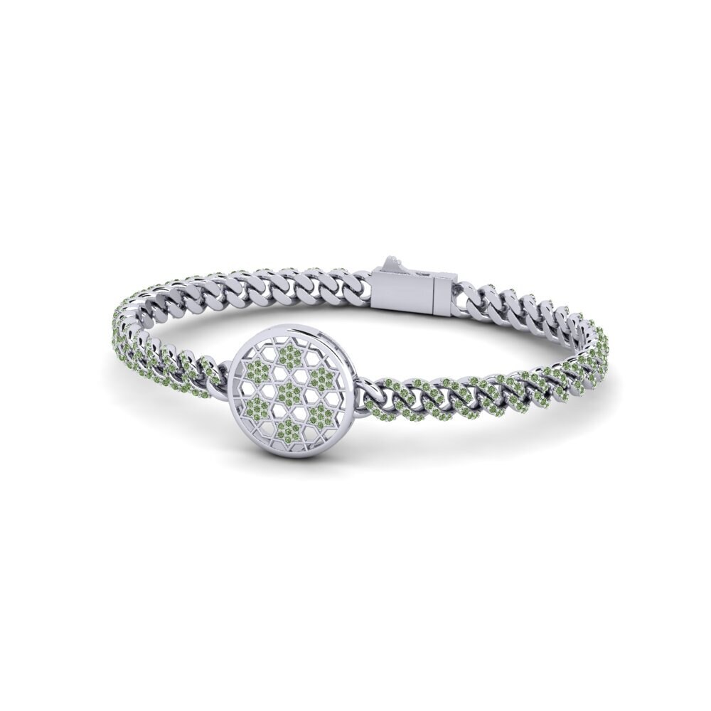 Diamante Verde Pulsera de Mujer Didizza